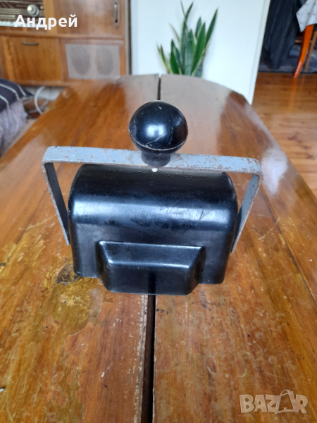 Стар електрически трифазен шалтер,прекъсвач,изключвател,включвател, снимка 1