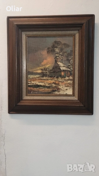 Много красива картина. Масло върху платно. , снимка 1