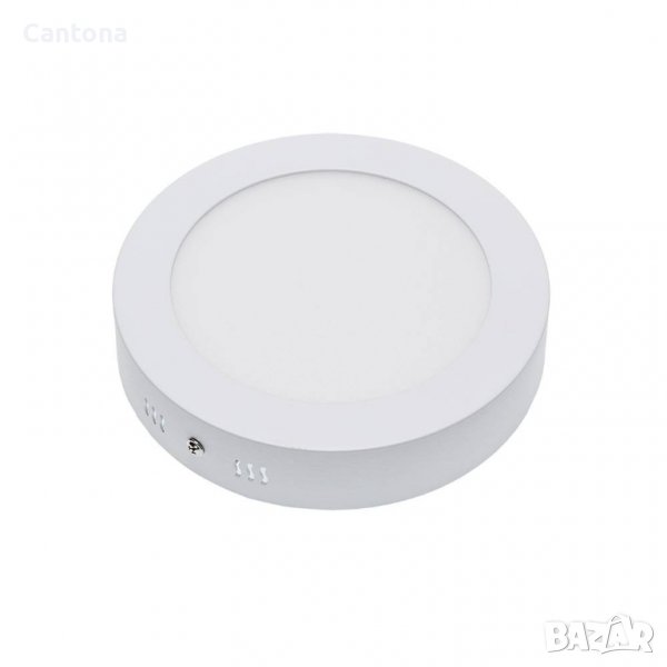 LED Панел за външен монтаж 12W ф170мм, 6000K, IP20, снимка 1