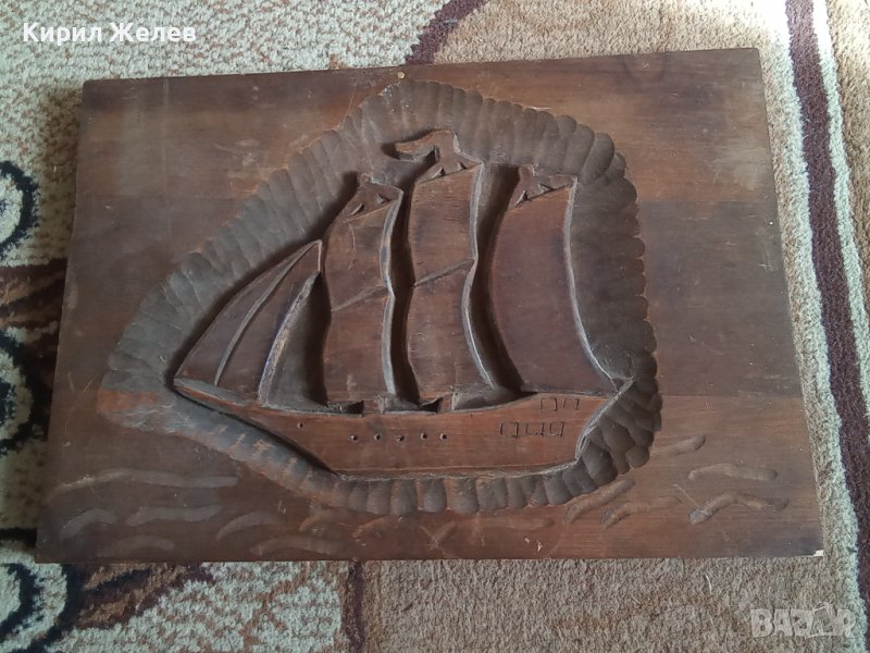 Картина дървена стара 40560, снимка 1