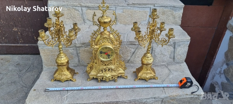 Каминен часовник , снимка 1