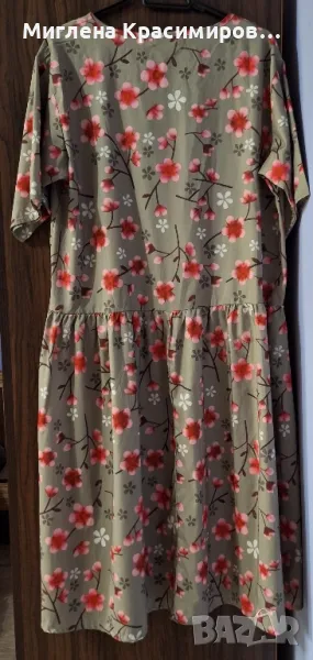 Голяма рокля на цветя, снимка 1