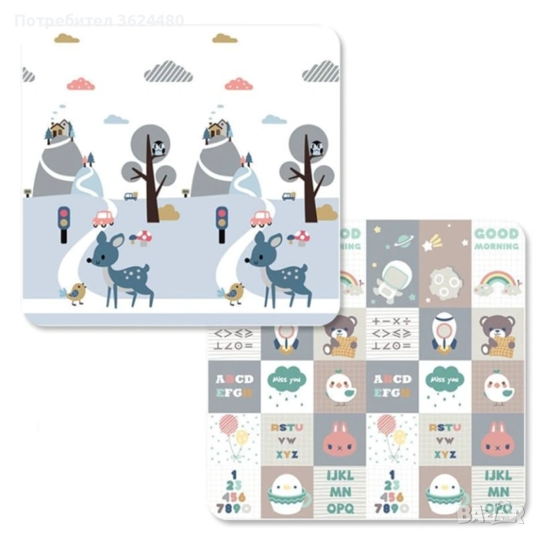 Водоустойчива и мека подложка за бебе , снимка 1