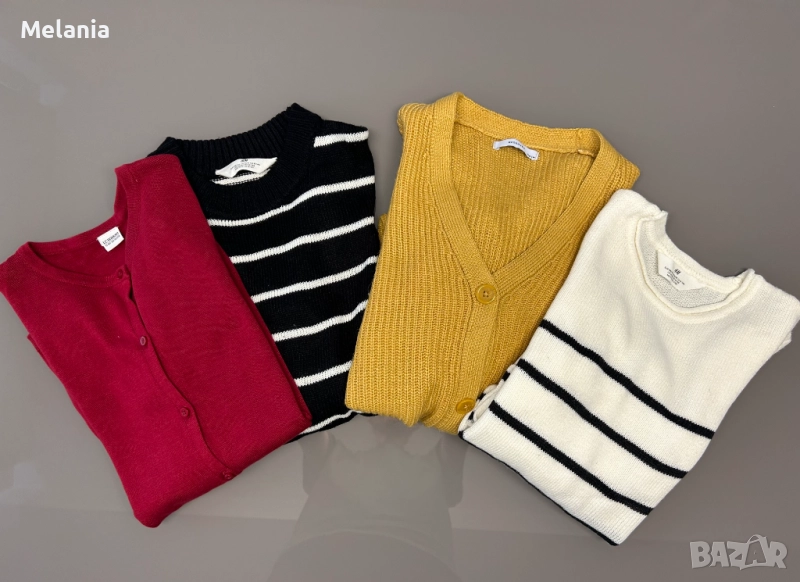 Комплект от 3 пуловера + подарък жилетка, 12–14 г., снимка 1