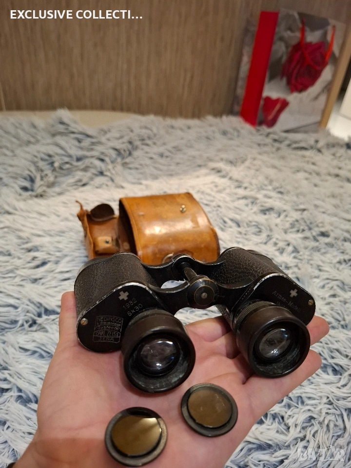 Карл Цайс - швейцарско армейски модел 8х30 Нединско - произведен във Венло, снимка 1