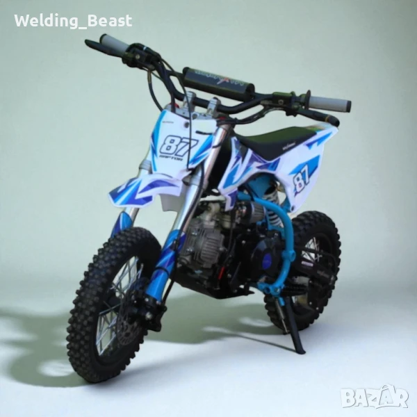 Кросов Мотор Детски бензинов 90cc MX Sport - Blue, снимка 1
