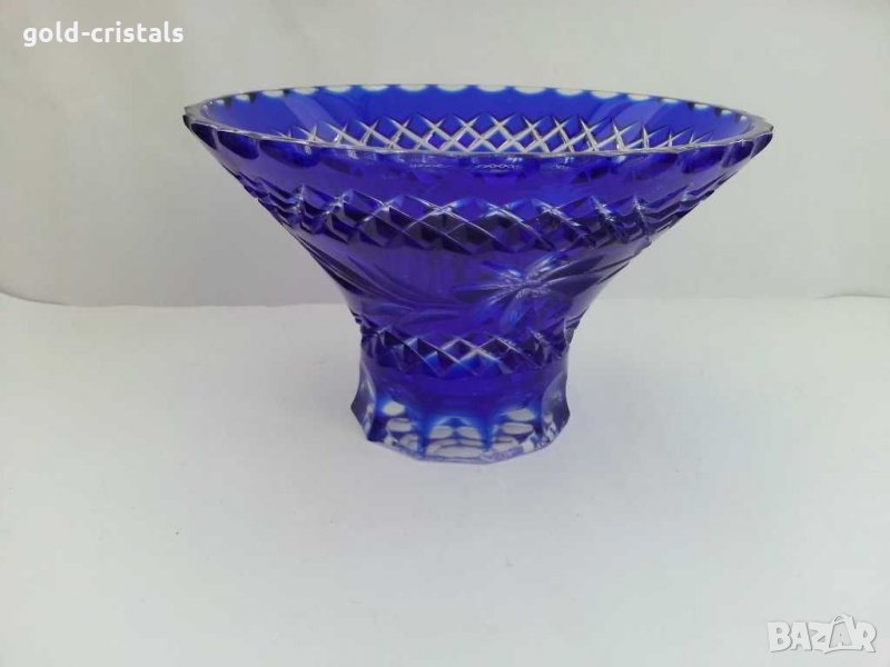 Кристална купа фруктиера, снимка 1