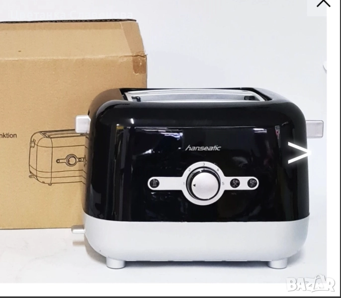 Тостер HANSEATIC T343 850 W, снимка 1