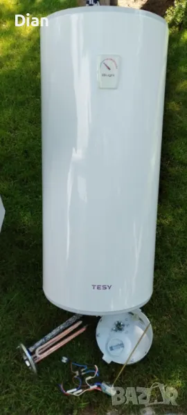 Вертикален бойлер TESY 100л., снимка 1