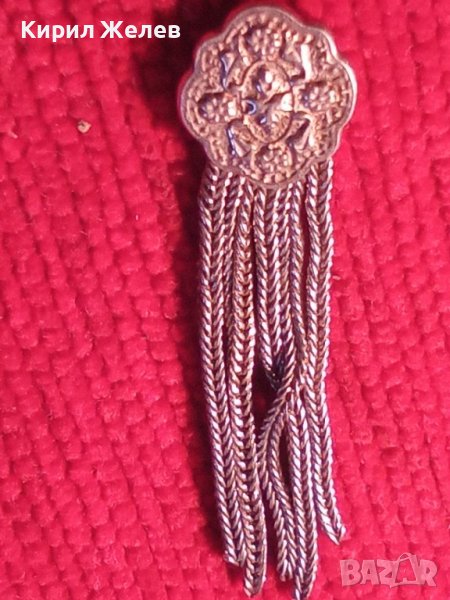 СТАРА СРЕБЪРНА ВИСУЛКА СРЕБРО 925 УКРАШЕНИЕ РЪЧНА МАЙСТОРСКА ЮВЕЛИРНА РАБОТА АПЛИКАЦИЯ ОБЕЦА 25768, снимка 1