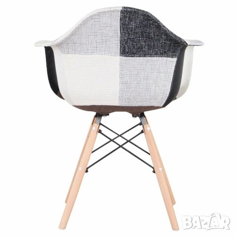 Висококачествени трапезни столове тип кресло пачуърк LQ-BBPY-2BLH, снимка 11 - Столове - 42873583