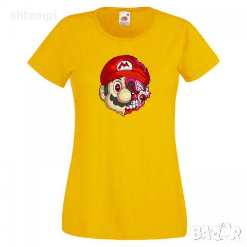 Дамска тениска Mario Zombie 5 Игра,Изненада,Подарък,Празник,Повод, снимка 12 - Тениски - 37237972