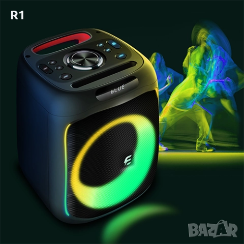 Преносима тонколона E-Boda Vibe 610 Pro FM,USB Bluetooth V5.0, снимка 5 - Караоке - 52799429