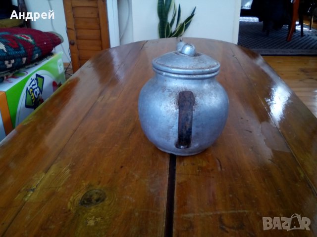 Стар алуминиев чайник #9, снимка 4 - Други ценни предмети - 29254343