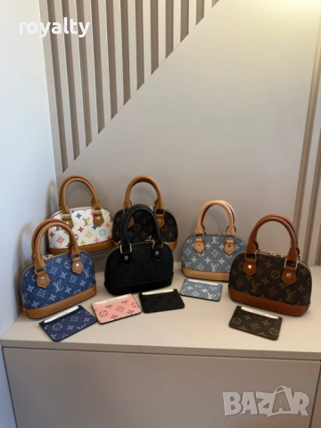 Louis Vuitton Нова Кожена Дамска Чанта Картодържател Луи Витон Различни Цветове 