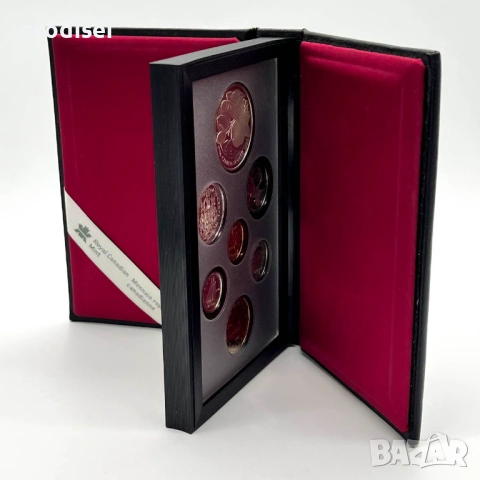 Комплект сребърни монети Елизабет 1996г. Канада, снимка 3 - Нумизматика и бонистика - 53267142