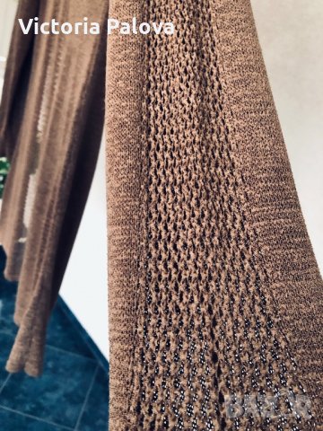 Модерна красива дълга жилетка-наметало CLAIRE.DK Дания, снимка 7 - Жилетки - 31458990