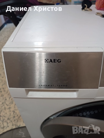 Пералня AEG 9 килограма , снимка 5 - Перални - 52998535