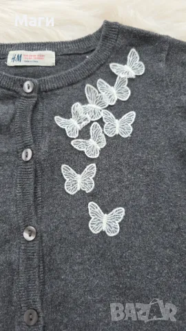 Детска жилетка H&M 6-8 години, снимка 6 - Детски пуловери и жилетки - 49632133