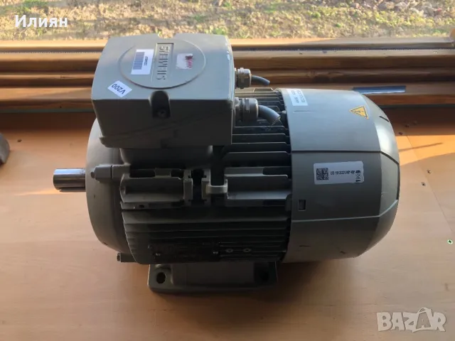 Трифазен електромотор Siemens 4kw, 1460об/мин, снимка 7 - Електродвигатели - 49103133