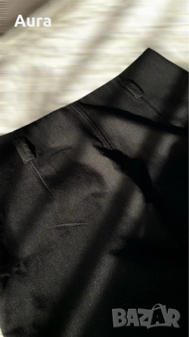 Bershka black mini skirt , снимка 4 - Поли - 54071849