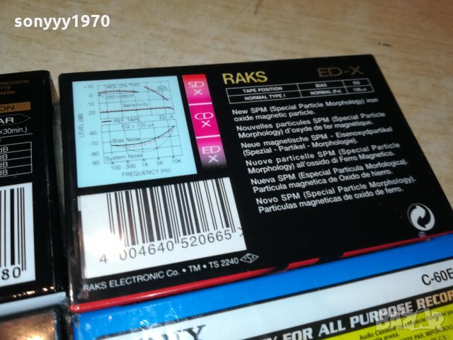 TDK SONY RAKS-AUDIO TAPE 2210212038, снимка 9 - Аудио касети - 34552244