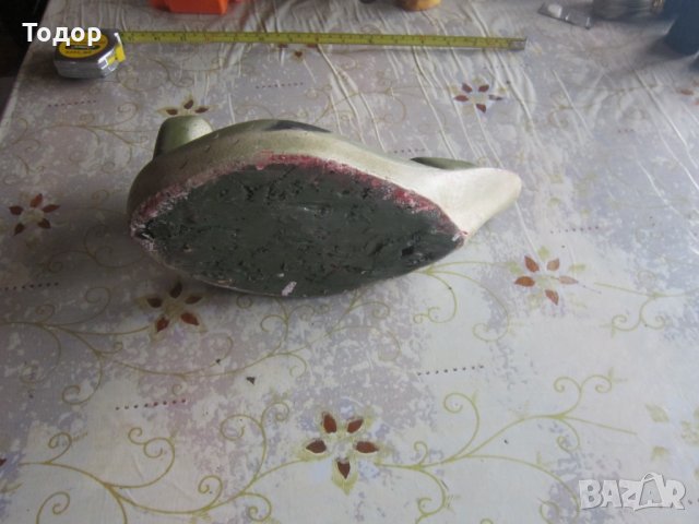 Уникална дървена фигура лебед патица , снимка 3 - Статуетки - 29078670