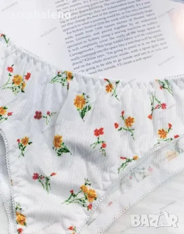 Секси дамско бельо от две части в пасторален стил, снимка 3 - Бельо - 47717650