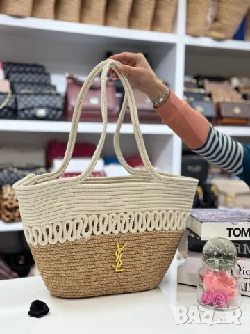 плажни чанти ysl saint laurent ➡️43cm⬆️21cm✨, снимка 6 - Чанти - 50415839