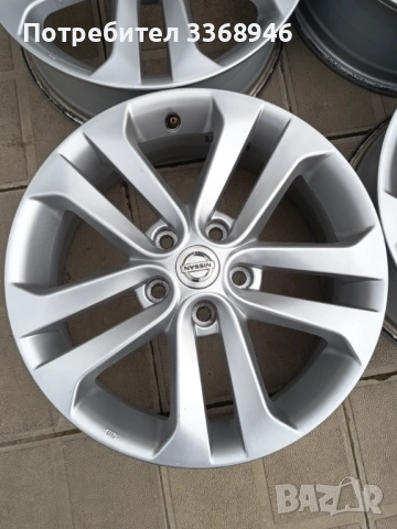 Джанти Nissan 17" 5x114,3 Нисан 5х114.3, снимка 7 - Гуми и джанти - 54000830