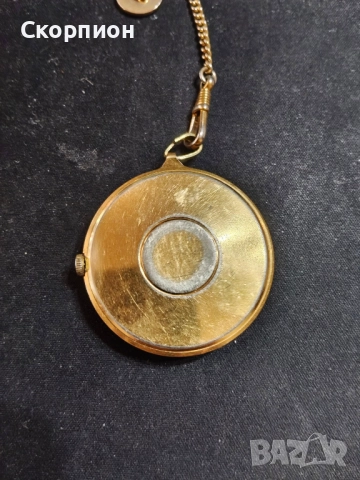 Джобен часовник -  JUNGHANS с позлата - ГЕРМАНИЯ - ПРОМОЦИЯ, снимка 5 - Джобни - 46654362