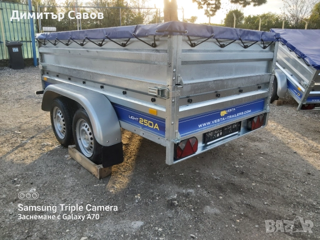 Туристическо ремарке VESTA LIGHT 25DA с допълнителни канати и плосък брезент, снимка 6 - Ремаркета - 52008102