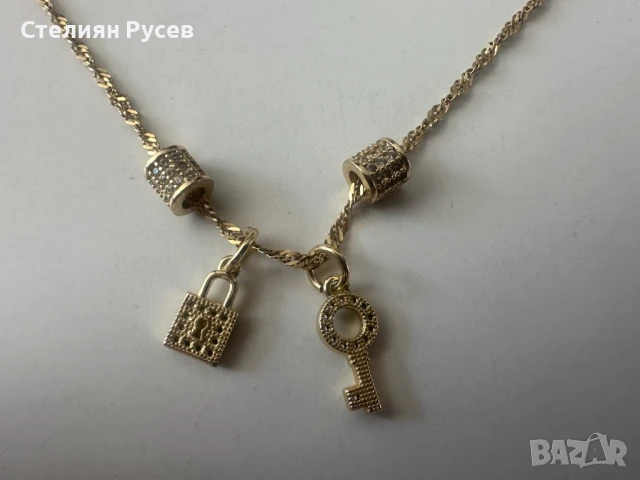  6.58 гр дамско златно колие / синджир / ланец / злато / златен / GOLD 585 / 14 карата с ключ , снимка 8 - Колиета, медальони, синджири - 50861261