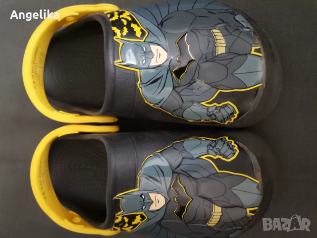 Детски чехли Crocs FL Iconic Batman, снимка 3 - Детски пантофи - 51785616