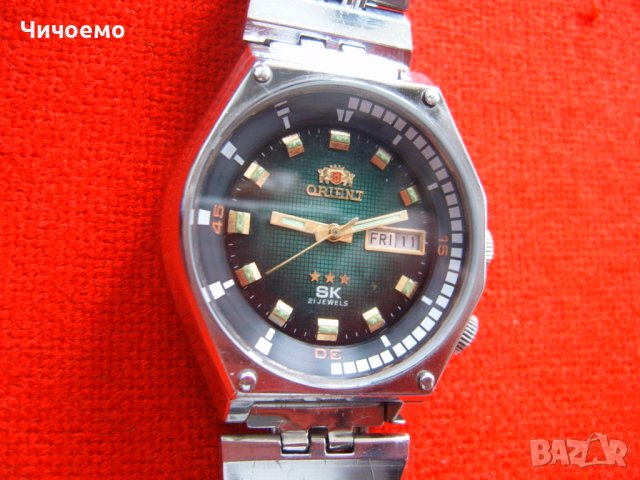 Ориент  автомат,голям мъжки часовник, снимка 3 - Антикварни и старинни предмети - 36787714