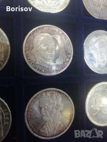 10 юбилейни сребърни марки , снимка 9 - Нумизматика и бонистика - 31775010