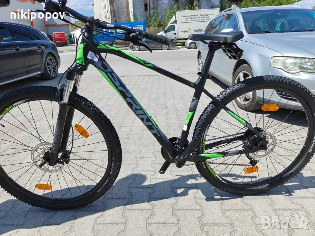 Промо велосипед 29" Sprint APOLON черен/зелен, снимка 8 - Велосипеди - 56079867