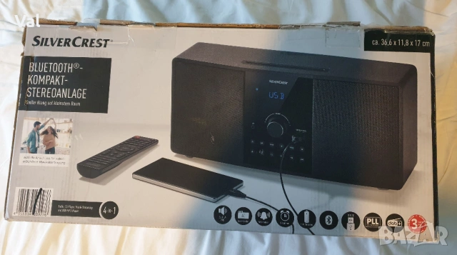 Нова микро стерео уредба със CD, FM и DAB+ радио, Bluetooth, USB, снимка 10 - Аудиосистеми - 54221531