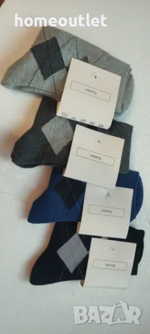 К-т от 12 бр мъжки дълги чорапи - различни размери / цветове, снимка 3 - Мъжки чорапи - 36655493