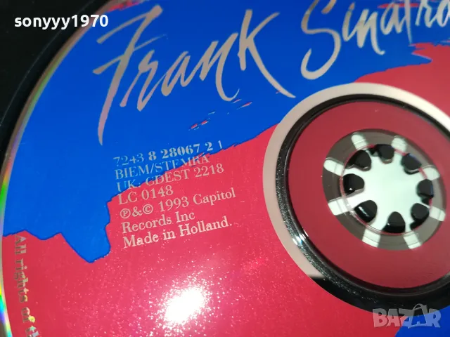 FRANK SINATRA-ORIGINAL CD-MADE IN HOLLAND-ВНОС GERMANY 0303251626, снимка 10 - CD дискове - 49346601