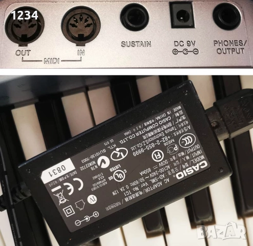 Синтезатор клавир CASIO LK-110 пиао със светещи клавиши и вход за микрофон 5 октави, снимка 9 - Синтезатори - 52638447