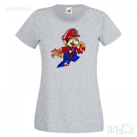 Дамска тениска Mario Zombie 4 Игра,Изненада,Подарък,Празник,Повод, снимка 8 - Тениски - 37237849