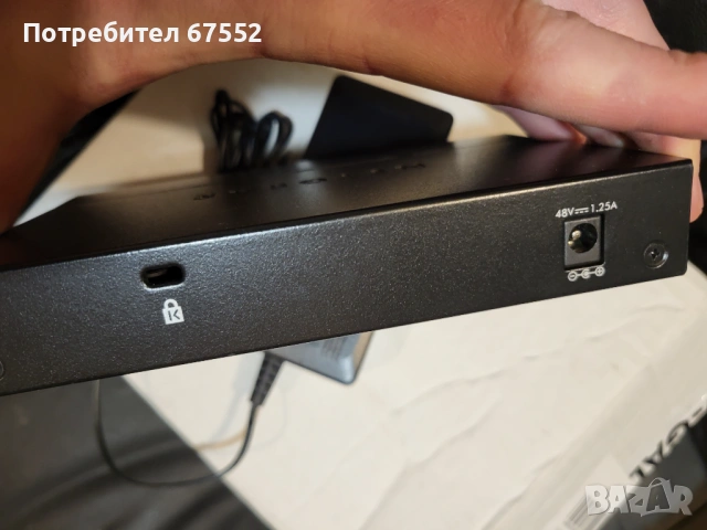 8 портов гигабитов POE суич NETGEAR GS308P, снимка 3 - Суичове - 53176551
