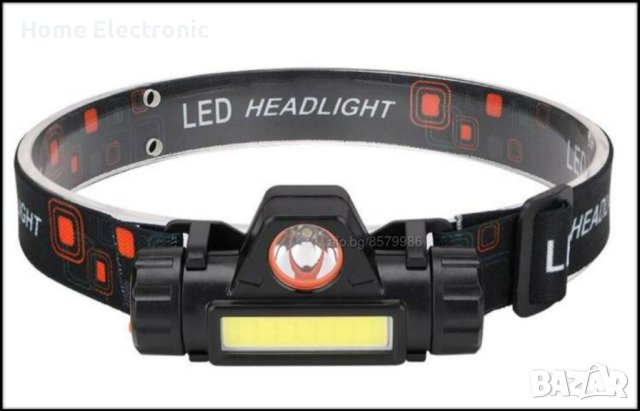 Акумулаторен LED Челник за глава//Ново, снимка 2 - Къмпинг осветление - 42908851