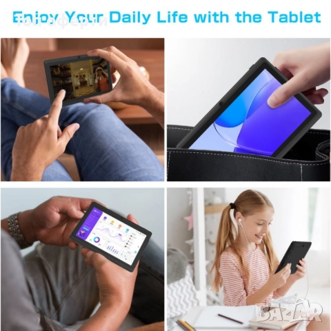 Таблет K7 Pro – 7 инча, 4GB RAM, 32GB ROM, Android 13, WiFi, Bluetooth, Черен, снимка 7 - Друга електроника - 52671355