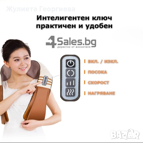 масажна възглавница, снимка 2 - Масажори - 53069998