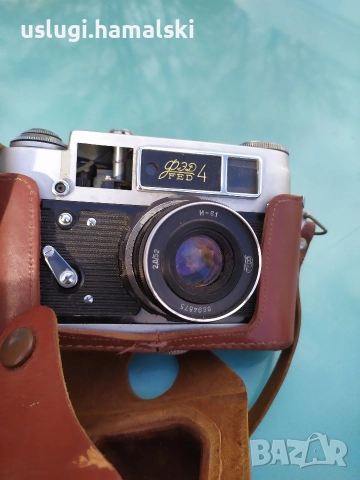 Стар фотоапарат Фед4, снимка 3 - Антикварни и старинни предмети - 52606562