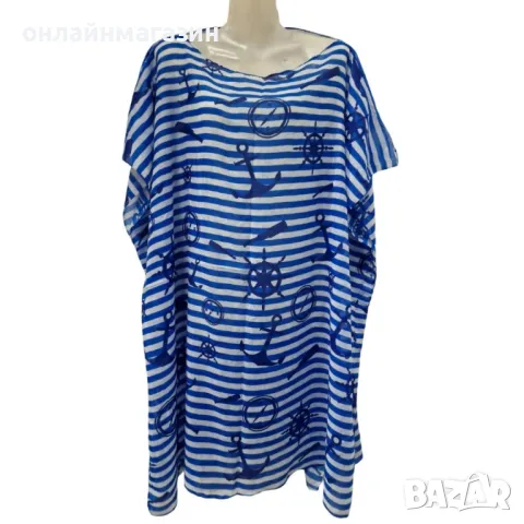 Плажна туника от 100% памук – Стил и комфорт за лятото, снимка 1