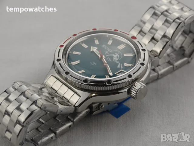 ВОСТОК АМФИБИЯ АВТОМАТИЧЕН-"SCUBA DUDE" ref: 420059, снимка 2 - Мъжки - 43232645