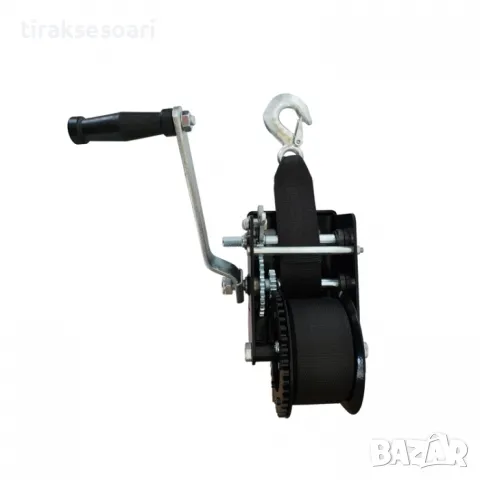 Ръчна лебедка с текстилно въже 3000 LBS 1350 KG, снимка 4 - Аксесоари и консумативи - 49454840